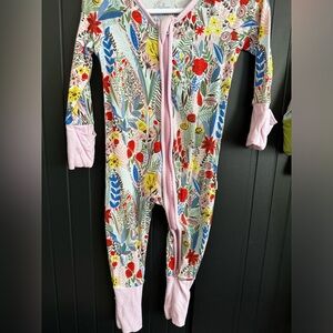 Little Sleepies OG Floral zippy